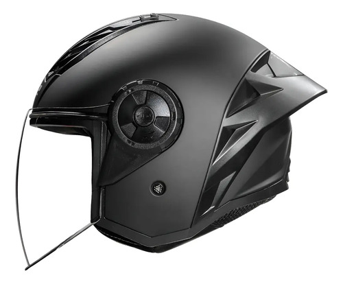 Capacete Ls2 Aberto Airflow 2 Of616 S Preto Fosco | Parcelamento sem juros