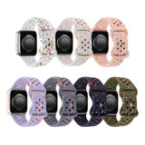 Adecuado Para Apple Watch Rainbow Dot Strap.