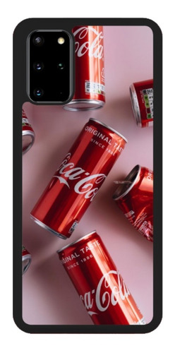Funda Protector Para Samsung Coca Cola Latas Rosa Refresco