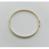 Pulseira Argola, Bracelete Fecho 5mm 10g Ouro 10k