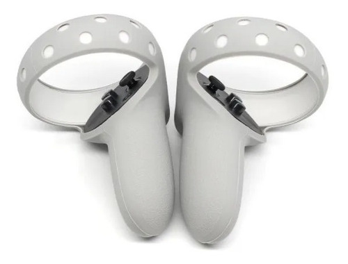 Grip Silicone Para Controle Oculus Quest 2 Proteção Imediato Cor Branco