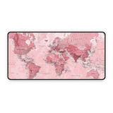 Mouse Pad Gamer Speed Extra Grande 90x40 Mapa Mundi