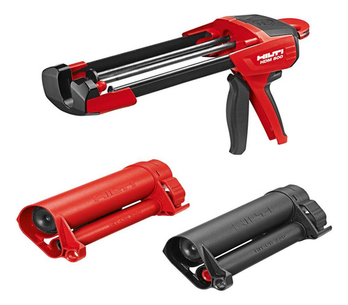 Hilti 3498314 Dispensador Manual Hdm 500 + Cartr Negro/rojo