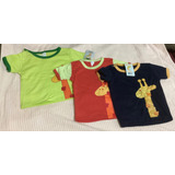 Kit De 3 Blusas Bebê Importadas 12-18 Meses Novas Etiquetas