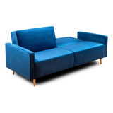 Sofa Cama Moscu Azul Kaiu Home