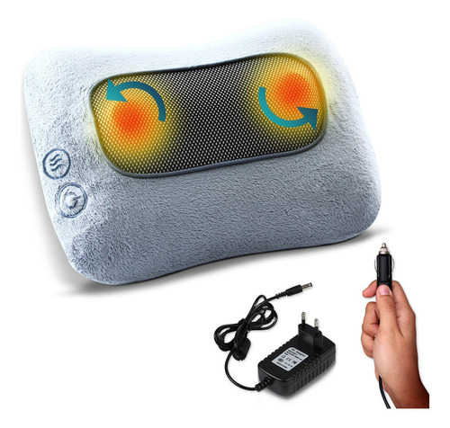 Encosto Massageador Shiatsu Pillow C/aquecimento- Relaxmedic