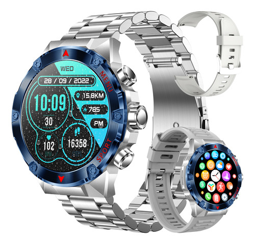 Reloj Inteligente Hombres Llamada Bluetoot Smart Watch Ip68