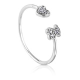 Anillo Puppies En Plata Oso Y Corazón De Zirconias 415265040