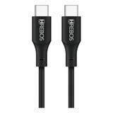 Cabo Usb Tipo C X Tipo-c Pequeno Curto 20 Cm Reforçado Turbo