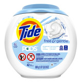 Tide Capsulas De Detergente Liquido, Libre Y Suave, 42 Unida