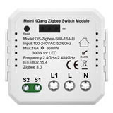 Botão De Pressão Qs-zigbee-s08-16a-u Tuya Zigbee Zigbee Norm