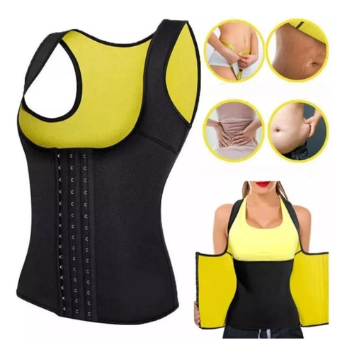  Musculosa Reductora & Modeladora Faja Neoprene Efecto Sauna