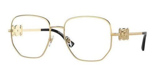 Lentes Versace Ve1283 1002 Oro Oftalmico Originales Nuevos 