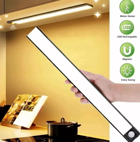 Luz Techo Con Sensor De Movimiento Hogar Cocina Recargable