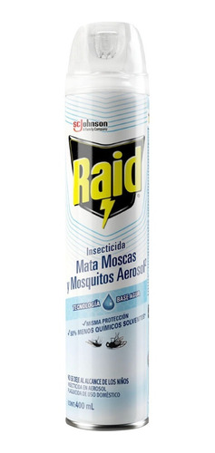 Insecticida Raid Mata Moscas 400ml