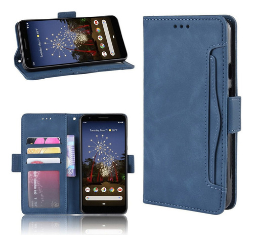 Funda Tipo Cartera Con Tapa Para Motorola Moto One Vision Pl