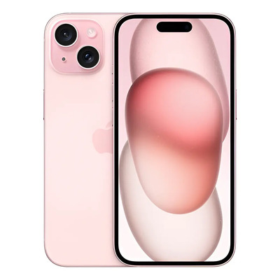 iPhone 15 (sólo eSIM) 128 GB rosa - Aceptable (Reacondicionado) | Meses sin interés