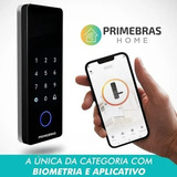 Fechadura Eletronica Digital Biometrica Inteligente Madeira