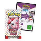 50 Código Digital Pokémon Tcg Live Escarlate E Violeta 151