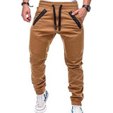 Pantalones Joggers Pitillo Lisos Para Hombre