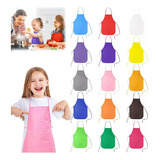 Delantales De Tela Infantil, 15 Piezas, 15 Colores