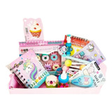 Kawaii Box Papelería Plumas Caja Sorpresa Regalos Niña Cute