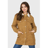 Chaqueta Tipo Cotelé Camel Nicopoly