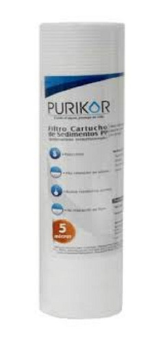 2filtros Polipropileno Purikor 2.5x10 10micras 