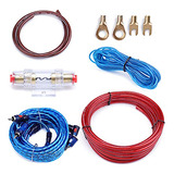 Kit Instalación Amplificador Muzata 10 Awg Con Rca Y Cable