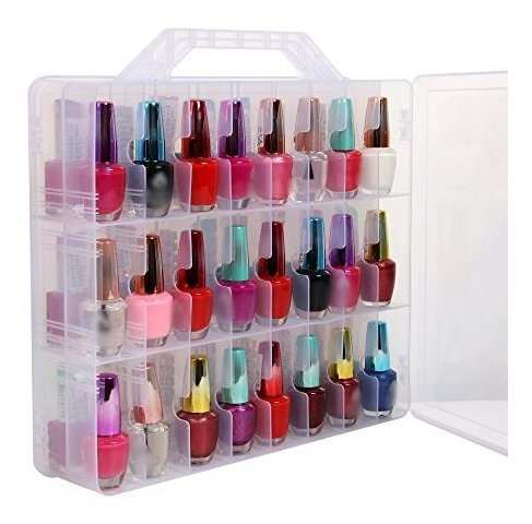 Porta Organizador De Esmalte De Uñas Transparente