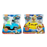 Paw Patrol 2 Pack Rubble-rex   Marshall-rocky-   Skye-chase