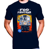 Camiseta Estampada Premium Dtg Foo Fighters Queens