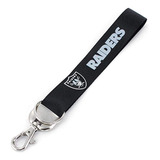 Aminco Nfl Oakland Raiders Deluxe - Llavero De Pulsera, 5