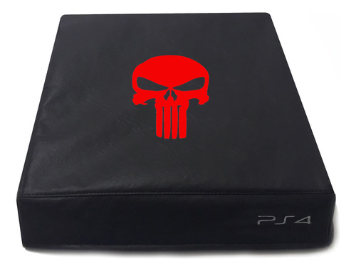 Funda Antipolvo Ps4 - Punisher - Realizada En Ecocuero - Jc