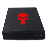 Funda Antipolvo Ps4 - Punisher - Realizada En Ecocuero - Jc