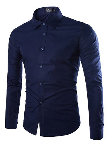 Camisa Casual Formal Ajuste Perfecto Slim Fit Strech