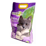 Arena Para Gatos Kiboo Aroma Lavanda - 4kg  Y 4kg De Peso Por Unidad