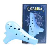 Flauta Ocarina Standard Abs 12 Furos Em C Dó Azul