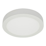 Lámpara Panel Led 12w Redondo Sobreponer Luz Blanca