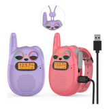 Walkie Talkies Para Ninos Recargables, Regalos De Cumpleanos