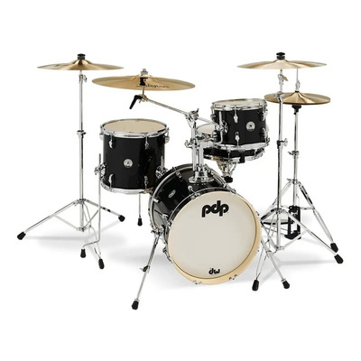 Bateria Pdp New Yorker 4pz Shell Pack Color Black Onyx Sparkle | Meses sin interés