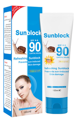 Crema De Protección Solar Facial Y Corporal Spf90 Pa++ De 10