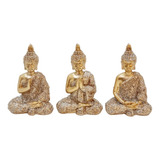 Buda Hindu Namastê Tailandês Sidarta 7cm 
