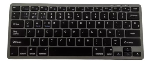 Teclado Inalámbrico Bluetooth 5.0 Español Para Tablet/iPad