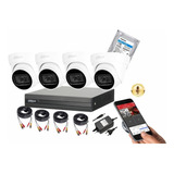 Cctv Kit Dahua 4 Cam 2mp C/microfono 1tb Wizsense Magnotec