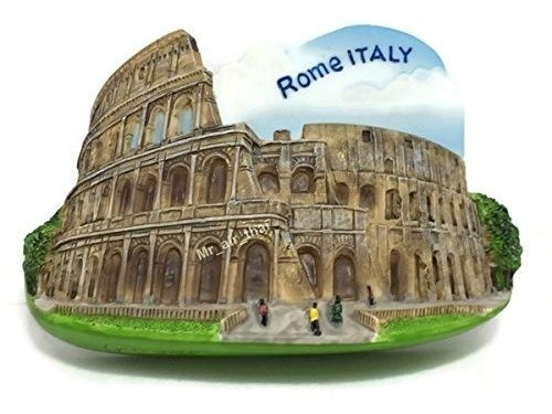 Coliseo Romano, Roma Souvenir Resina Iman De Nevera 3d Recue