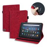 Funda Roja En Relieve Para Amazon Kindle Fire Max 11 202 [u]