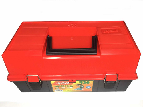 Caja De Pesca Mauri 430 L 2 Bandejas - 43x21x22cm.