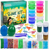 Kit Slime De Huevos Dinosaurios Para Niños Con Suplementos
