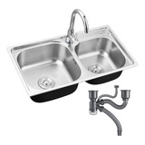 Cuba Dupla Cozinha Gourmet Aço Inox 78x43cm Deend